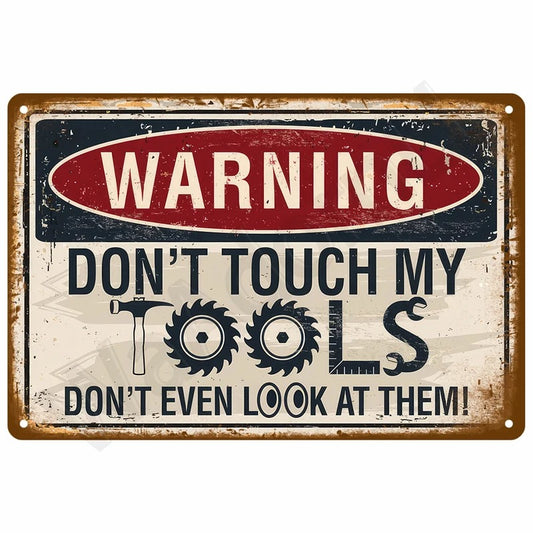 Vintage Tin Sign Home Decor Items Wall Decor | Each Plate