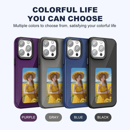NFC iphone case E-ink screen four colors Image Transmission For Iphone 15 14 13 Pro Max DIY Cases Battery Free
