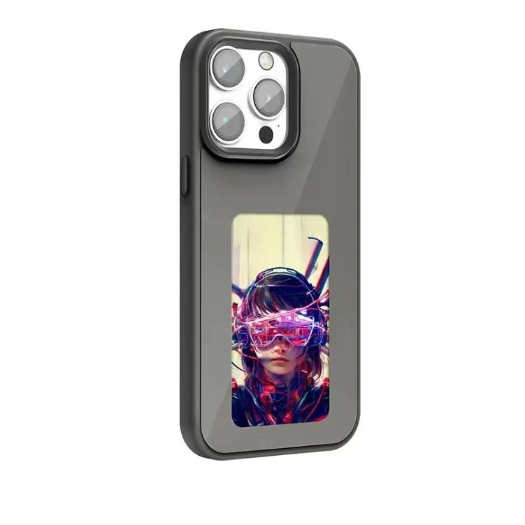 NFC iphone case E-ink screen four colors Image Transmission For Iphone 15 14 13 Pro Max DIY Cases Battery Free