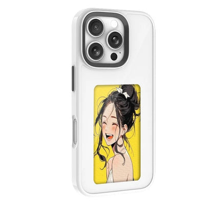 NFC iphone case E-ink screen four colors Image Transmission For Iphone 15 14 13 Pro Max DIY Cases Battery Free
